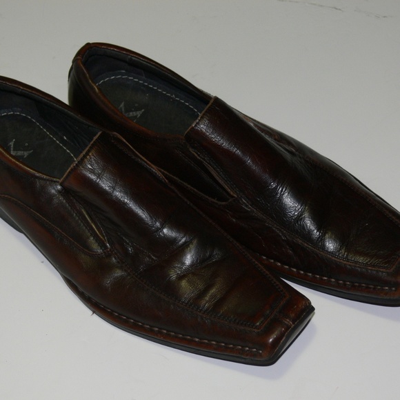 CALVIN KLEIN Men's Leather driver Loafe - Picture 2 of 4